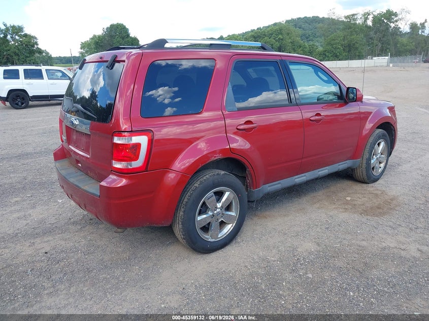 Vin: 1fmcu9e73cka89157, lot: 45857093, ford escape limited 20124