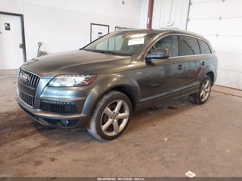 Vin: wa1dgafe9ed018402, lot: 45857126, audi q7 3.0t s line prestige 20142