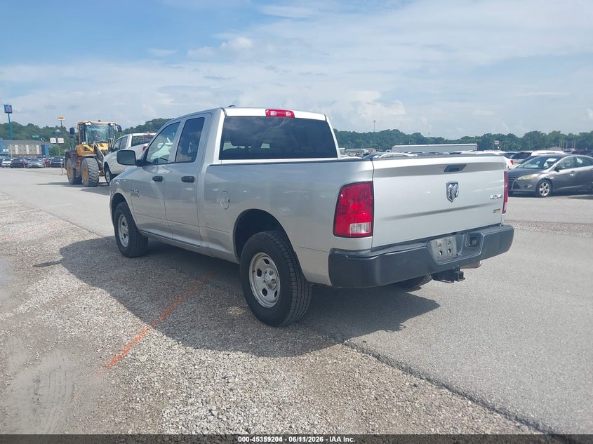 Vin: 1c6rr7fg7hs596905, lot: 45857165, ram 1500 tradesman  4x4 6'4 box 20173