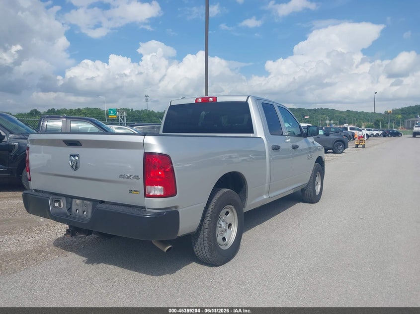 Vin: 1c6rr7fg7hs596905, lot: 45857165, ram 1500 tradesman  4x4 6'4 box 20174