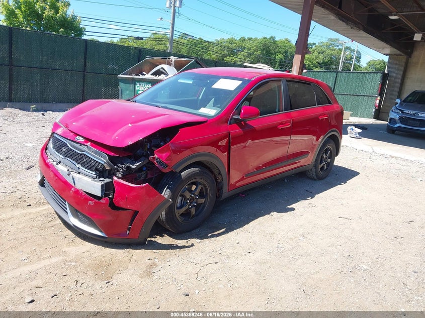 Vin: kndcb3lc9h5050229, lot: 45857207, kia niro fe 20172