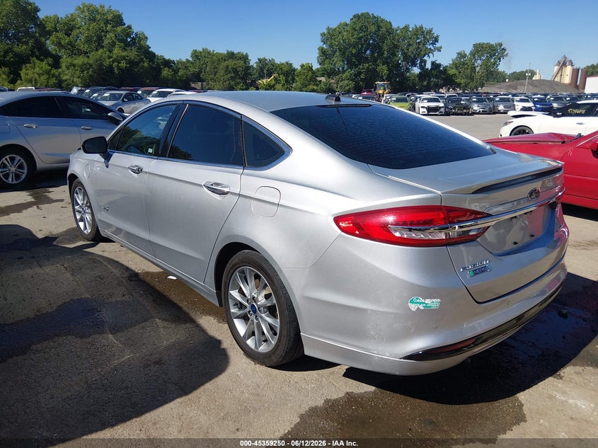 2017 FORD FUSION ENERGI auction photo 3