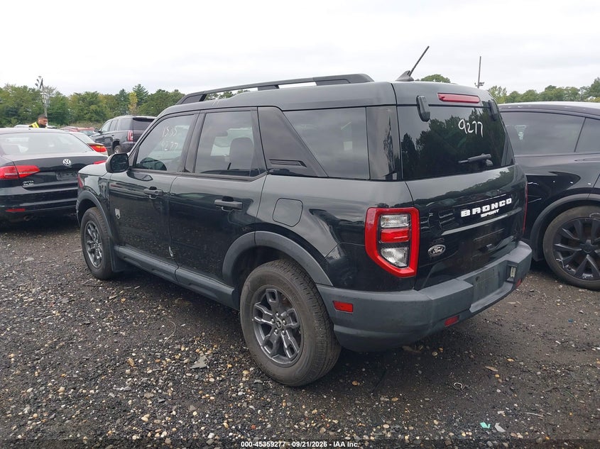 Vin: 3fmcr9b62mra78452, lot: 45857236, ford bronco sport big bend 20213
