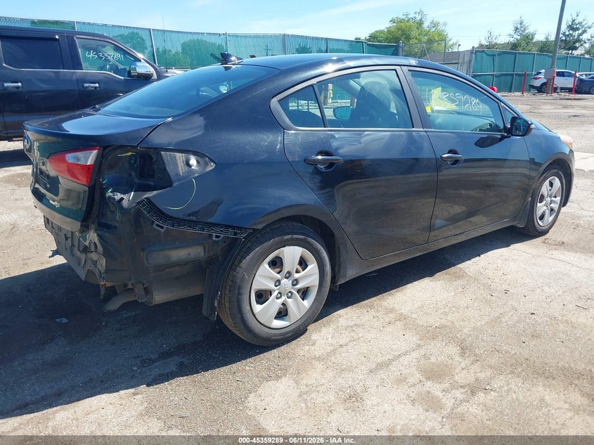 2016 KIA FORTE auction photo 4