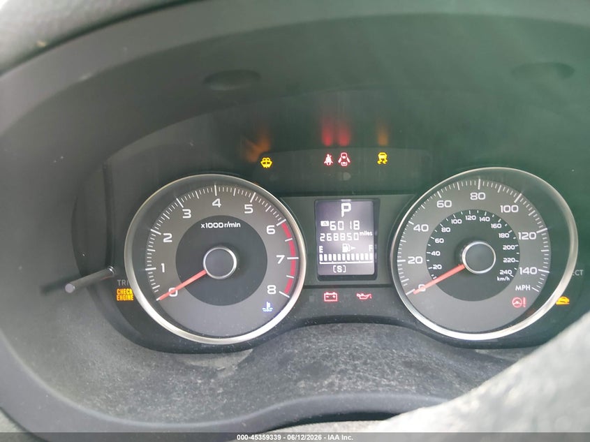 2017 SUBARU FORESTER auction photo 7