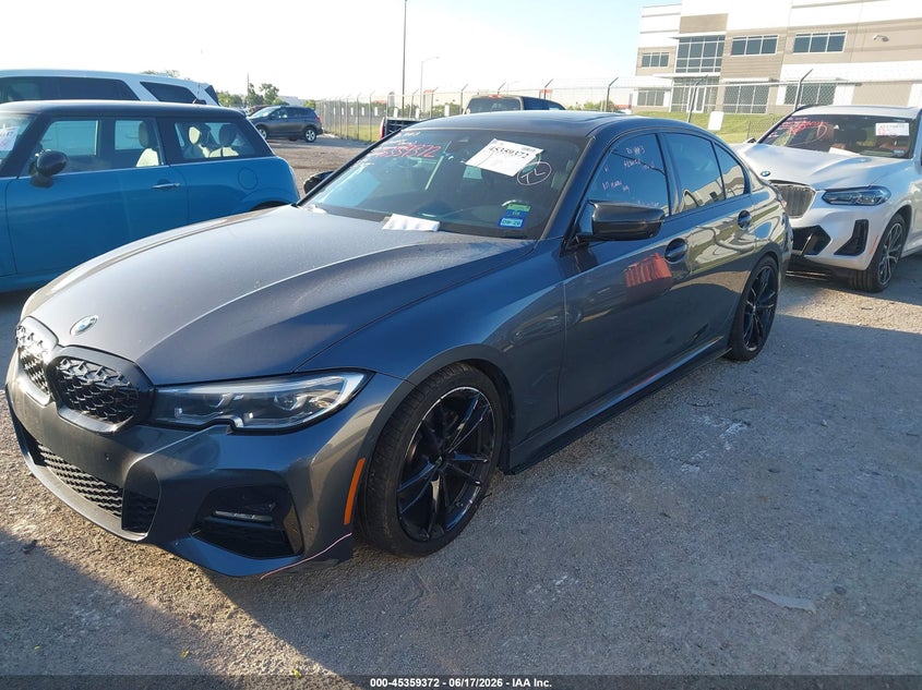 Vin: 3mw5r7j0xm8b67381, lot: 45857333, bmw 330i xdrive 20212