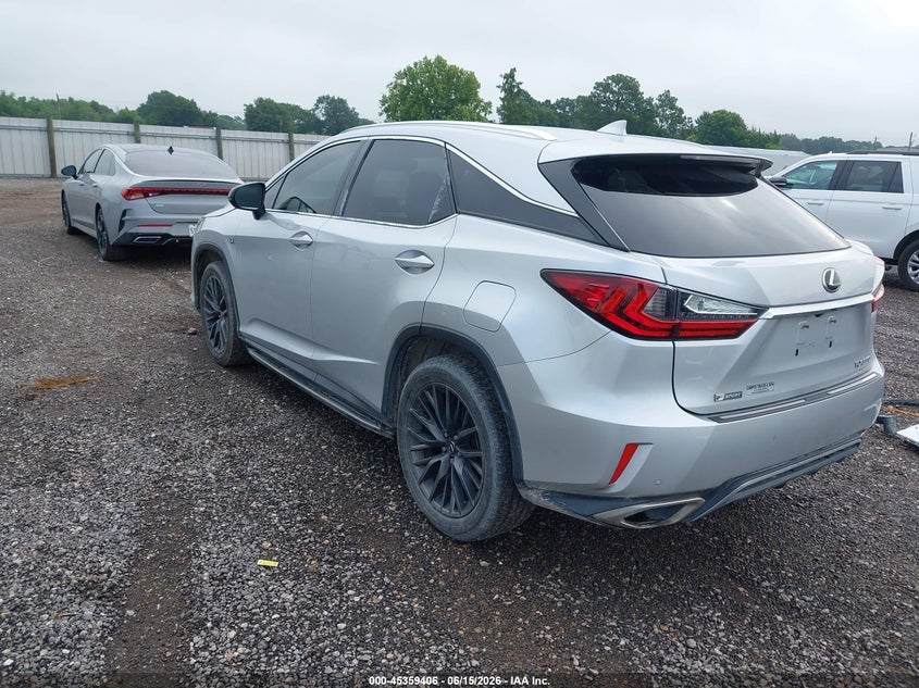 Vin: 2t2bzmca5gc041178, lot: 45857367, lexus rx 350 f sport 20163