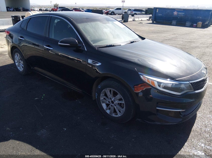 Vin: 5xxgt4l34gg066093, lot: 45857389, kia optima lx 20161