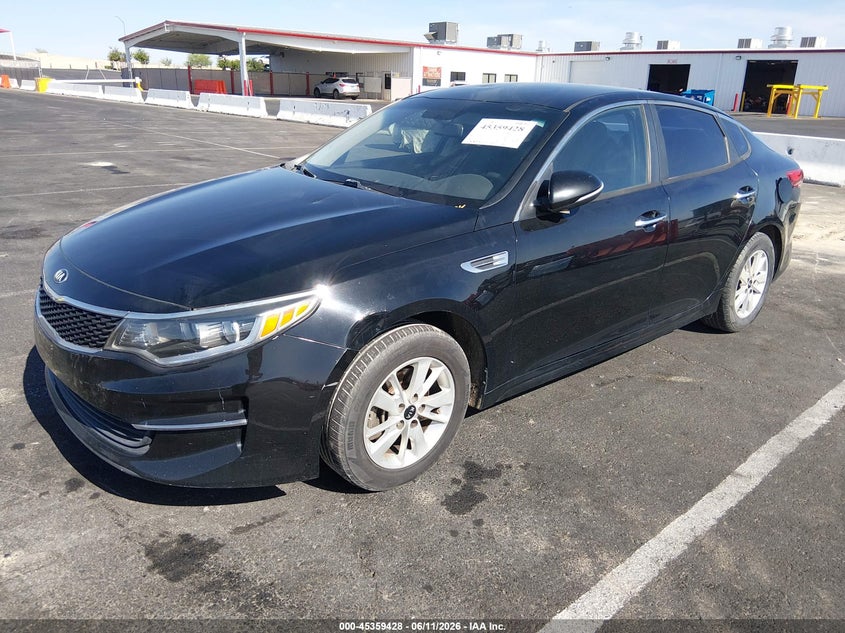 Vin: 5xxgt4l34gg066093, lot: 45857389, kia optima lx 20162