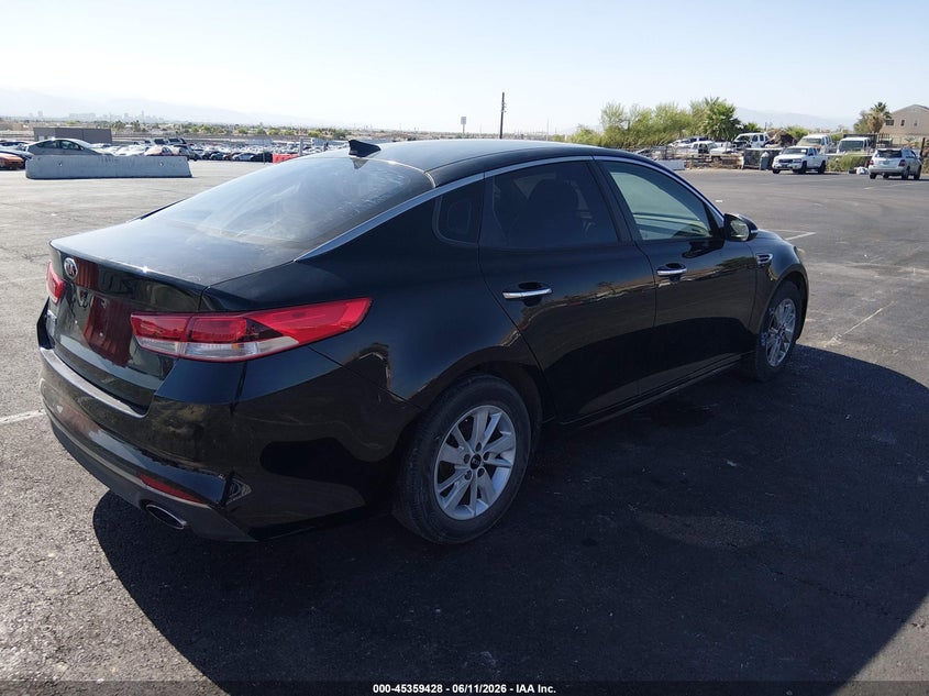Vin: 5xxgt4l34gg066093, lot: 45857389, kia optima lx 20164