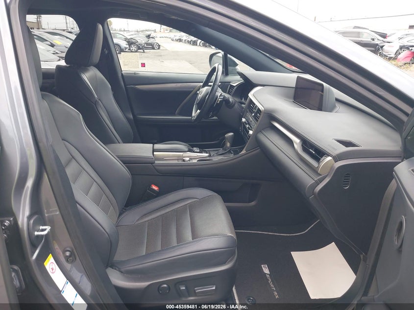 2019 LEXUS RX SPORT UTILITY VEHICLE 3.5L V-6 DI, DOHC, VVT, 295HP