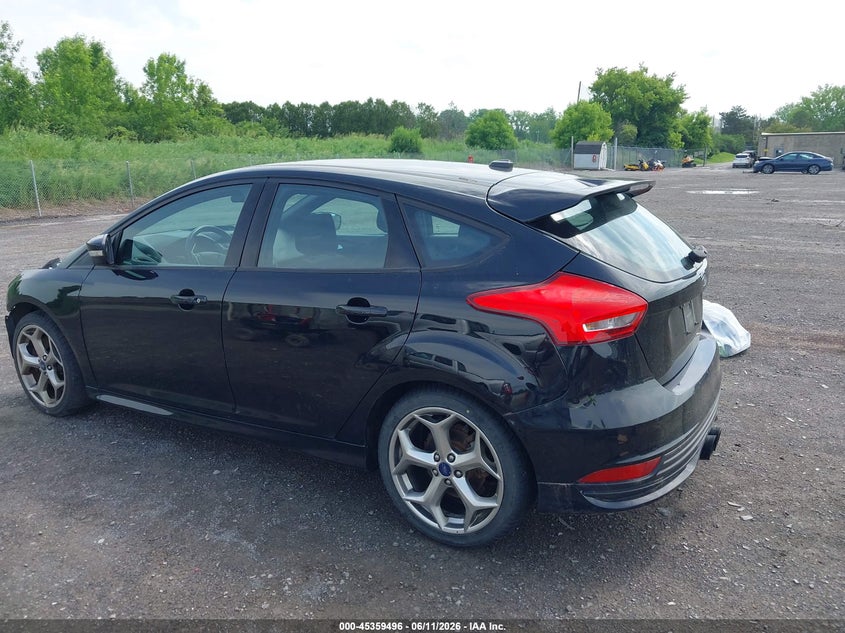 Vin: 1fadp3l93gl308559, lot: 45857457, ford focus st 20163
