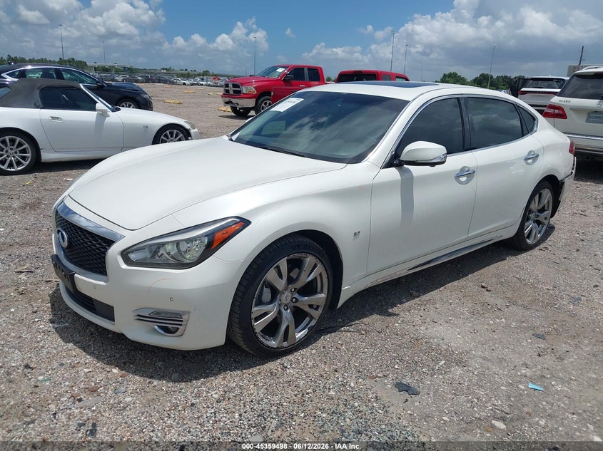 Vin: jn1by1pp2gm630067, lot: 45857459, infiniti q70l 3.7 20162