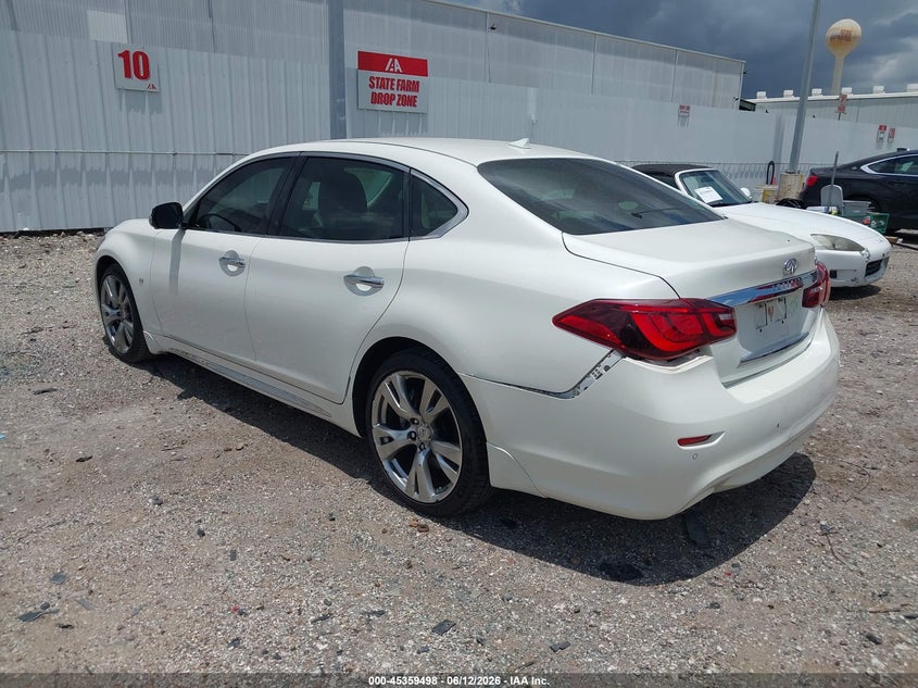Vin: jn1by1pp2gm630067, lot: 45857459, infiniti q70l 3.7 20163