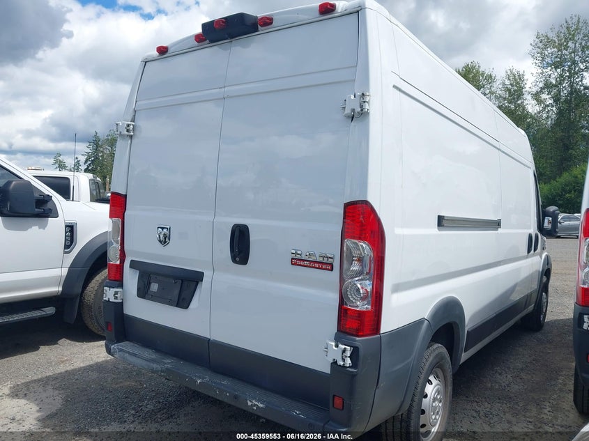 Vin: 3c6trvdgxje157137, lot: 45857514, ram promaster 2500 high roof 159 wb 20184