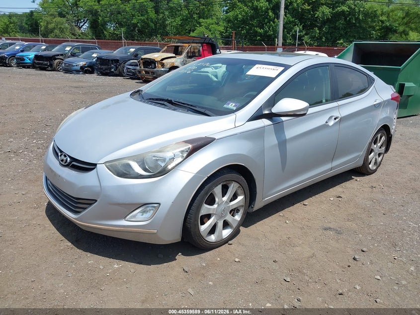 2012 HYUNDAI ELANTRA auction photo 2