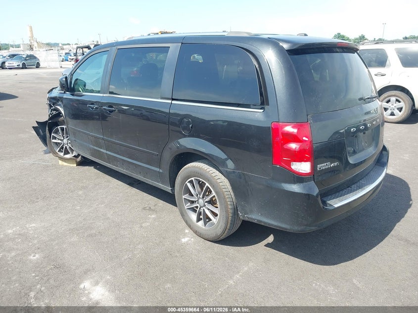 Vin: 2c4rdgcg7hr847726, lot: 45857625, dodge grand caravan sxt 20173