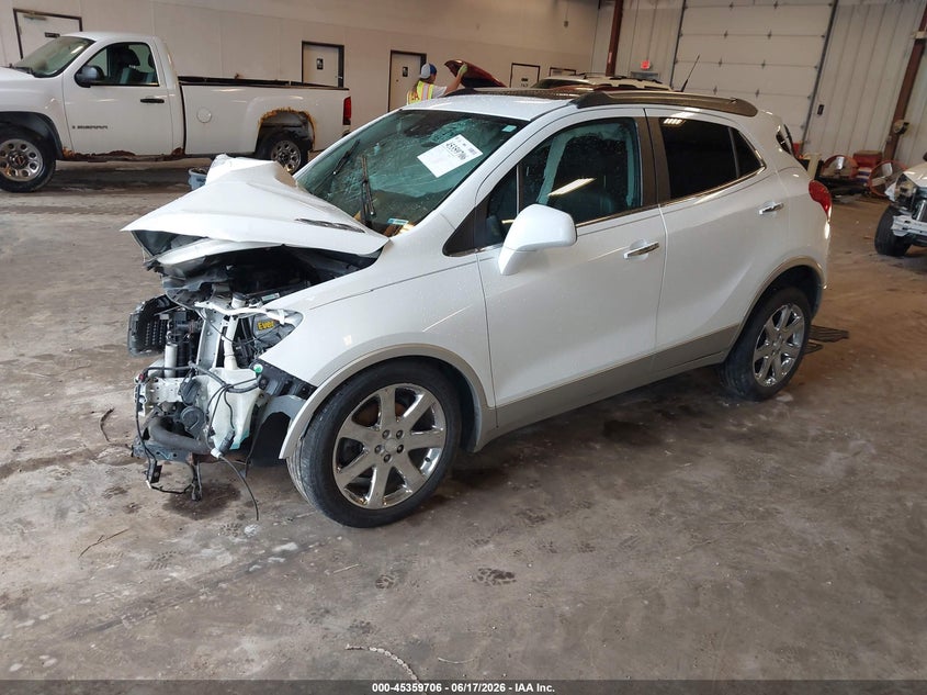 Vin: kl4cjdsb7db077033, lot: 45857667, buick encore premium 20132