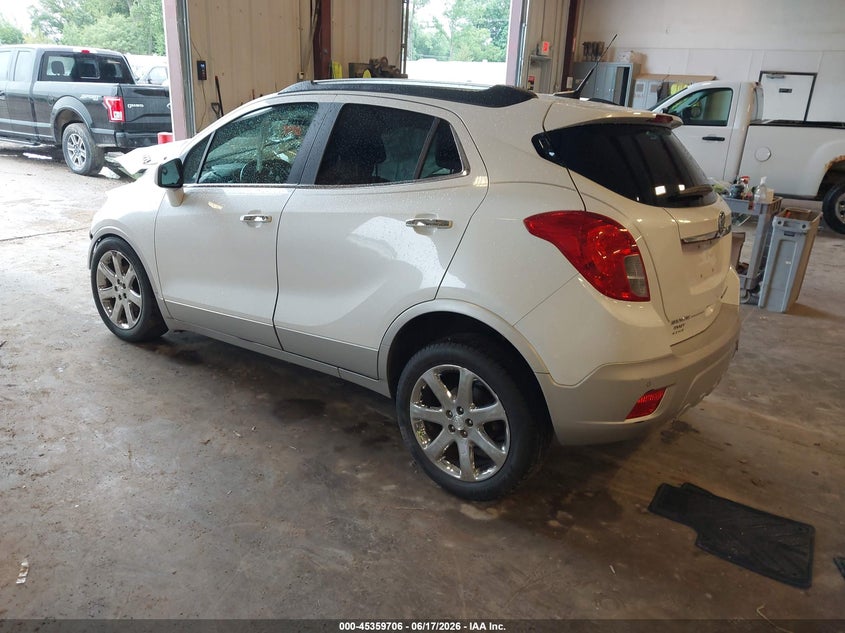 Vin: kl4cjdsb7db077033, lot: 45857667, buick encore premium 20133