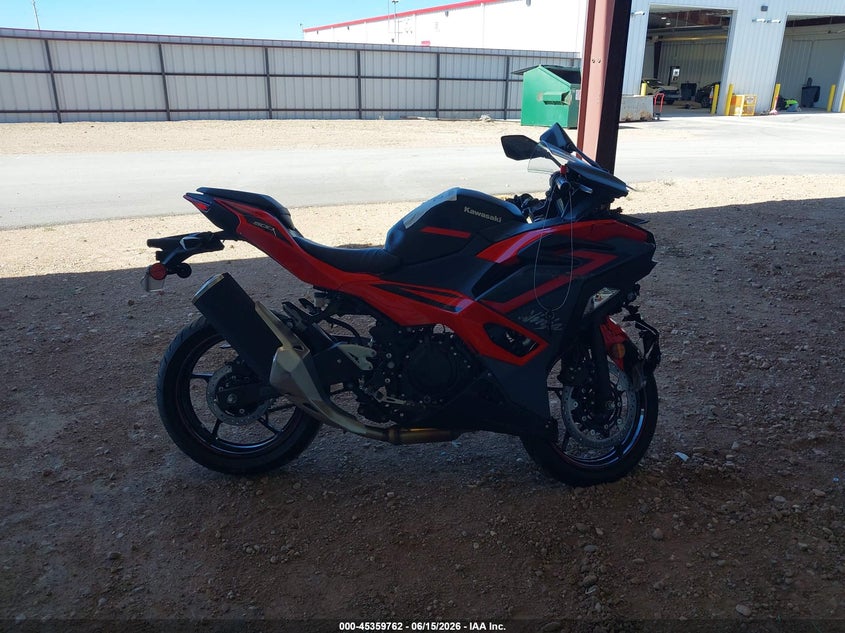 2025 Kawasaki Ex500 VIN: ML5EXGG16SDA55554 Lot: 45359762