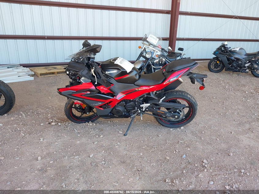 2025 Kawasaki Ex500 VIN: ML5EXGG16SDA55554 Lot: 45359762