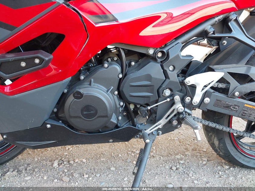 2025 Kawasaki Ex500 VIN: ML5EXGG16SDA55554 Lot: 45359762