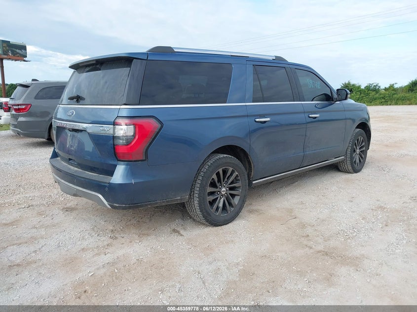 Vin: 1fmjk2at8kea49774, lot: 45857739, ford expedition max limited 20194