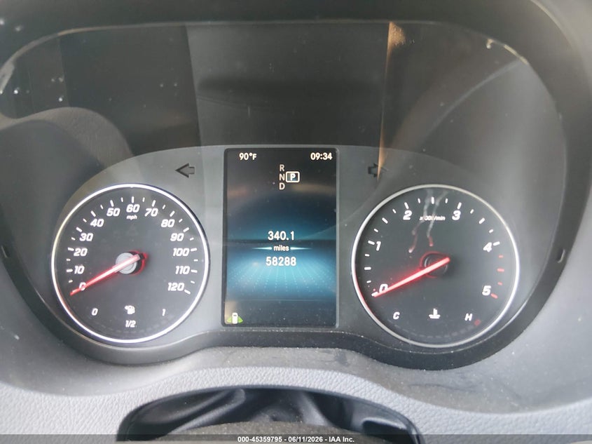 2024 Mercedes-Benz Sprinter 2500 High Roof 4-Cyl Diesel VIN: W1Y4KCHY3RT190570 Lot: 45359795