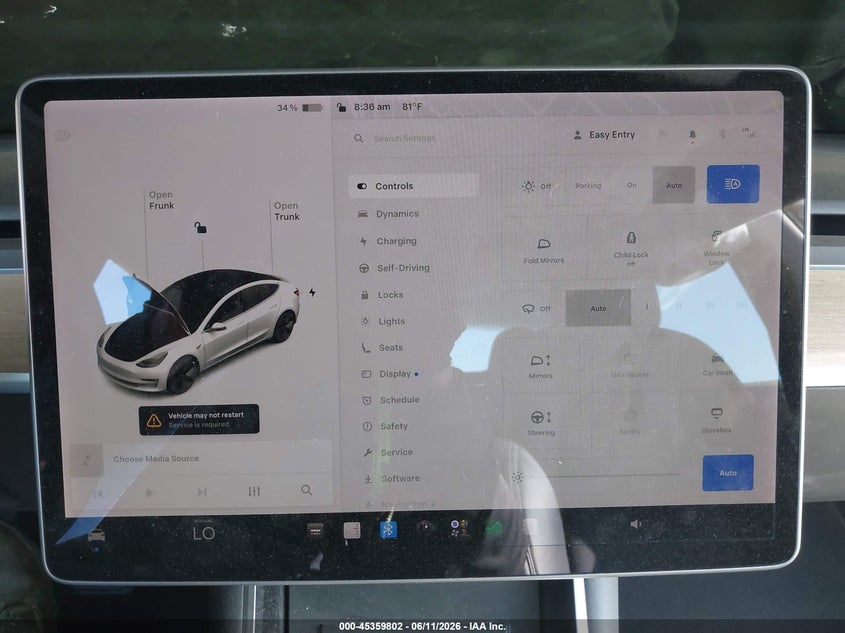 TESLA MODEL 3 2019 VIN 5YJ3E1EB3KF408401
