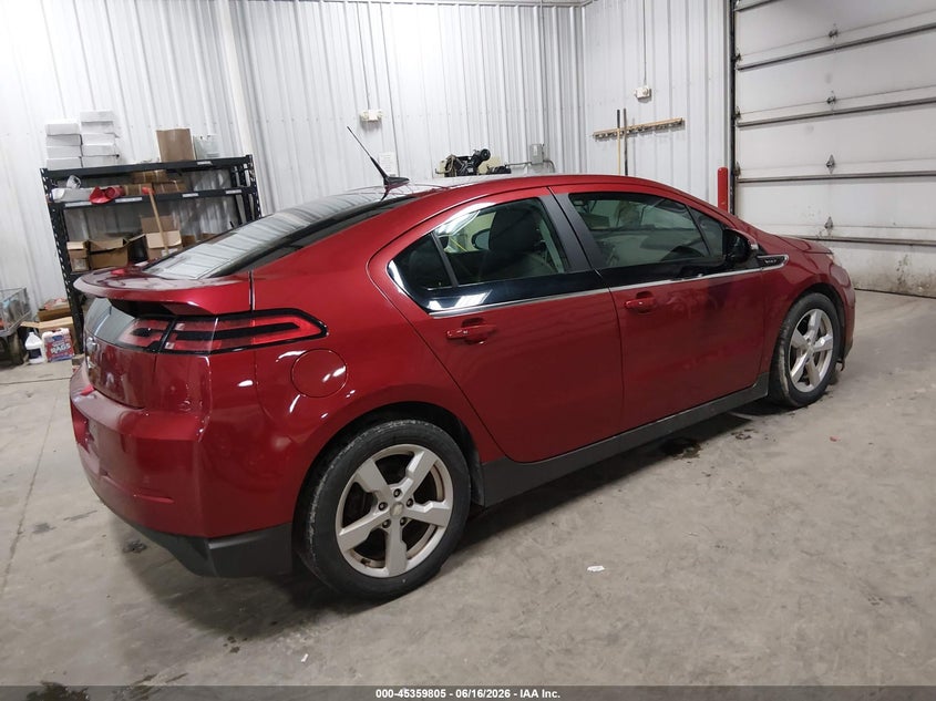 Vin: 1g1rb6e47eu155847, lot: 45857765, chevrolet volt 20144