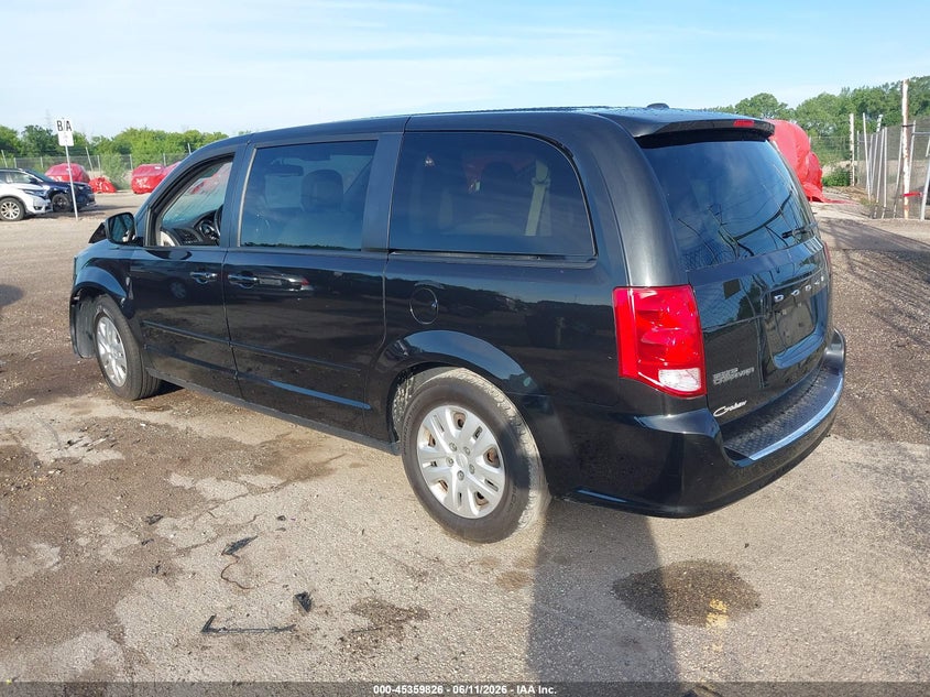 Vin: 2c4rdgbg0hr754063, lot: 45857787, dodge grand caravan se 20173