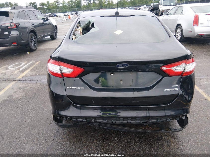 2016 FORD FUSION HYBRID auction photo 6
