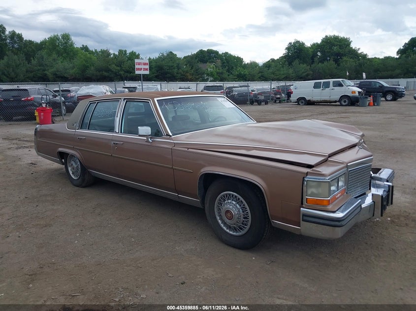 1988 CADILLAC BROUGHAM auction photo 1