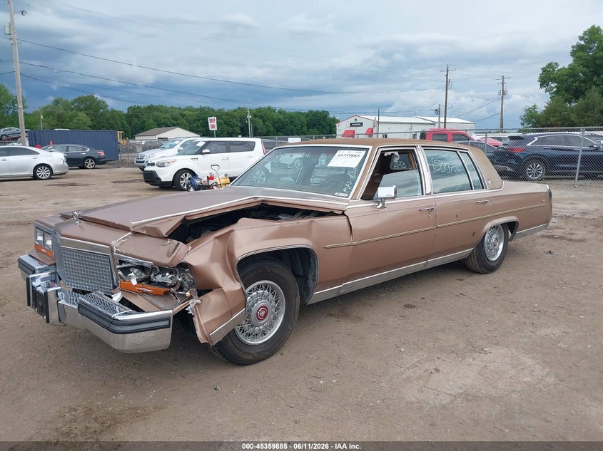 1988 CADILLAC BROUGHAM auction photo 2