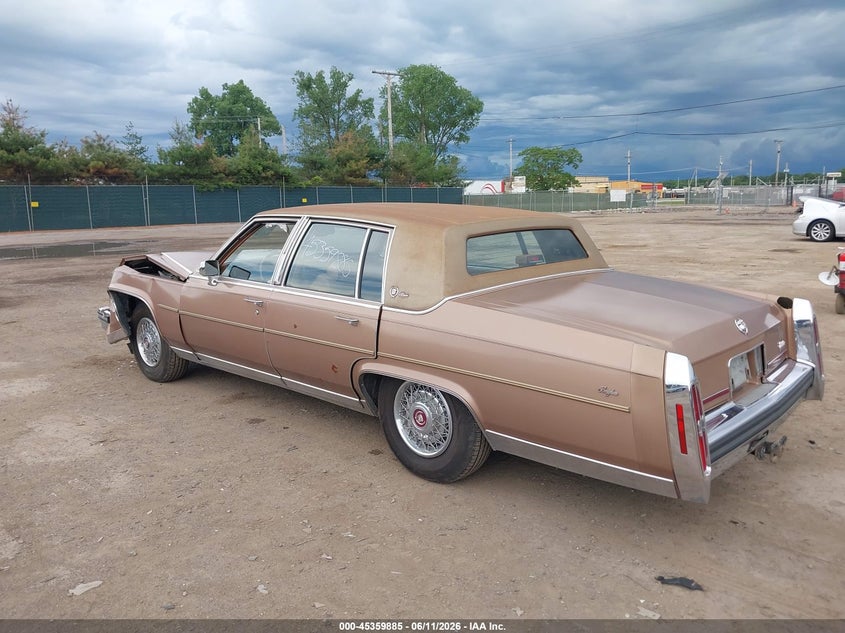 1988 CADILLAC BROUGHAM auction photo 3