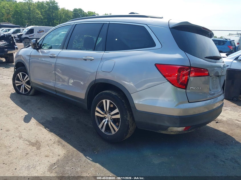 HONDA PILOT 2017 VIN 5FNYF6H54HB047162