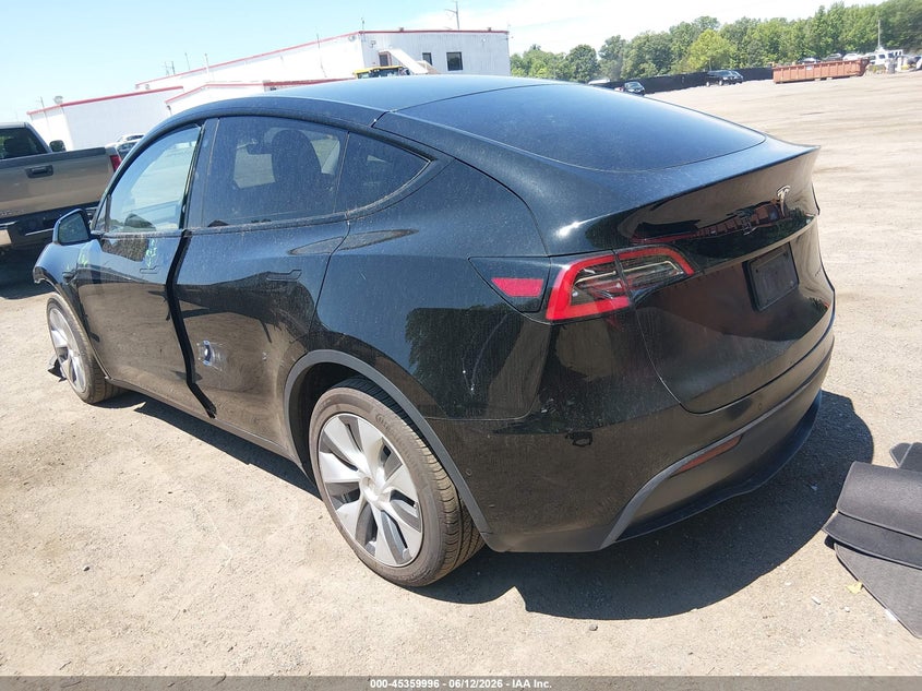 Vin: 5yjygdee5mf064634, lot: 45857957, tesla model y long range dual motor all-wheel drive 20213