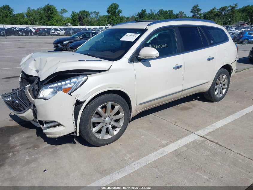 Vin: 5gakrckd9ej135593, lot: 45857961, buick enclave premium 20142