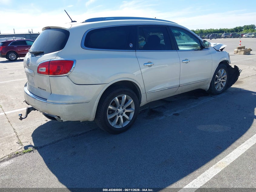 Vin: 5gakrckd9ej135593, lot: 45857961, buick enclave premium 20144