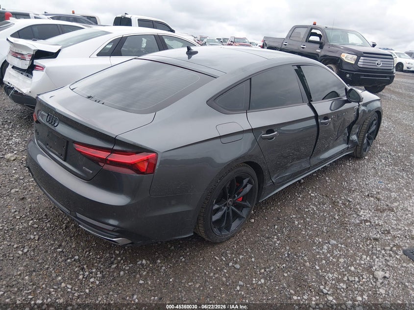 Vin: waudacf59ra108379, lot: 45857991, audi a5 sportback premium 45 tfsi s line quattro s tronic 20244