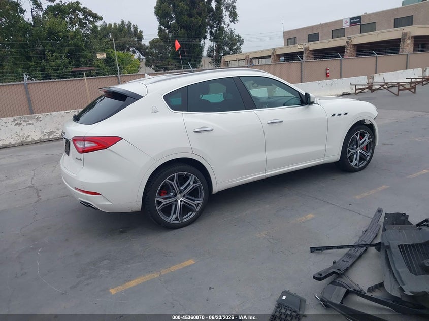 Vin: zn661yuaxkx308262, lot: 45858031, maserati levante s 20194