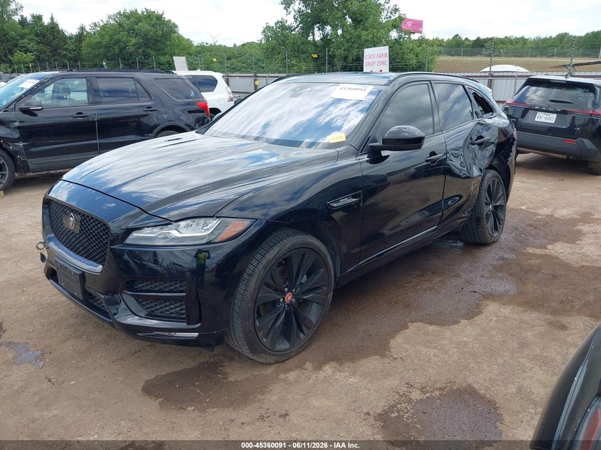 Vin: sadcl2gx5ka358554, lot: 45858053, jaguar f-pace 25t r-sport/30t r-sport 20192