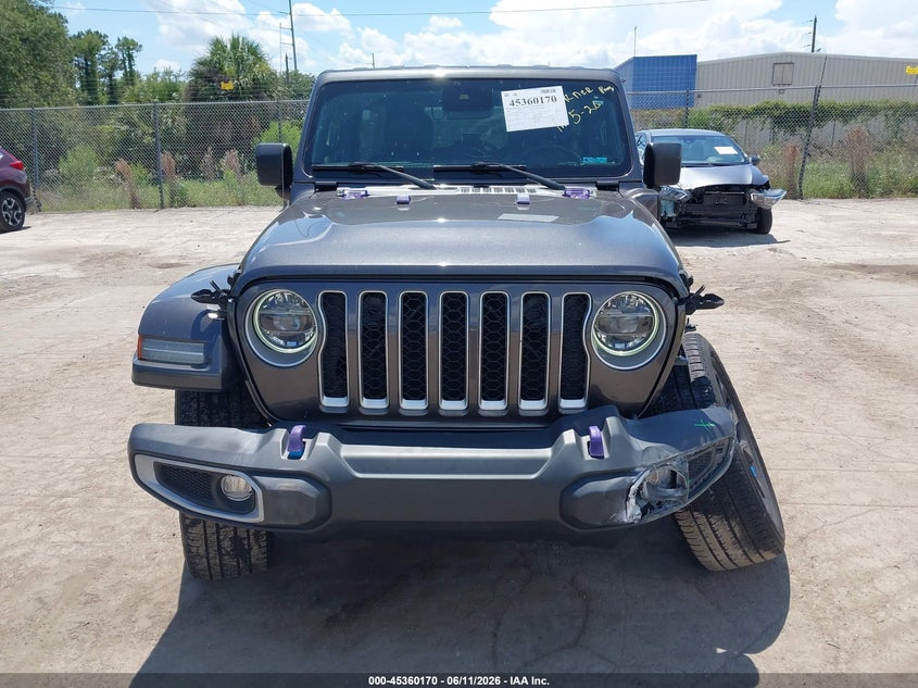 2022 Jeep Wrangler 4Xe Unlimited Sahara 4X4 VIN: 1C4JJXP66NW258502 Lot: 45360170