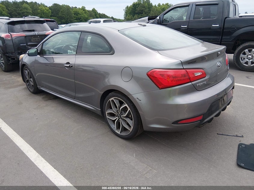 Vin: knafz6a31f5266194, lot: 45858169, kia forte koup sx 20153