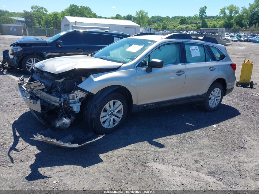 Vin: 4s4bsaac0h3285466, lot: 45858209, subaru outback 2.5i 20172