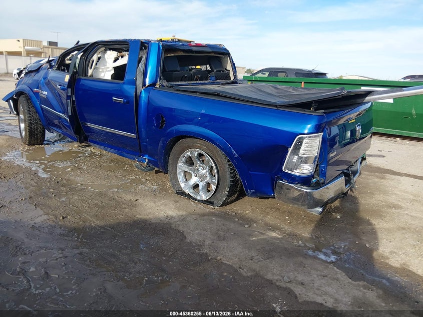 Vin: 1c6rr7nt1gs251592, lot: 45858216, ram 1500 laramie 20163