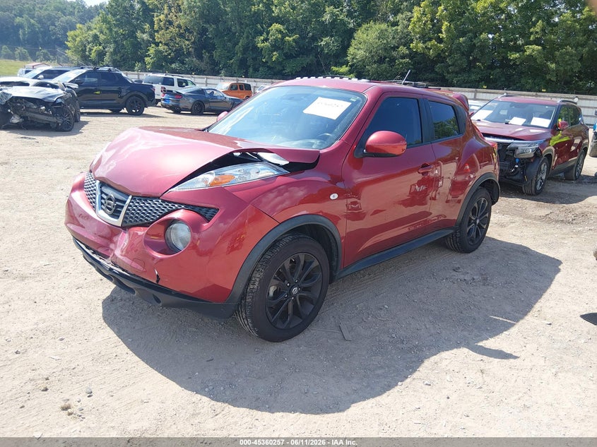 Vin: jn8af5mr5dt223748, lot: 45858218, nissan juke sv 20132
