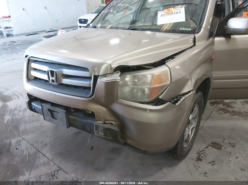 2006 HONDA PILOT SPORT UTILITY VEHICLE 3.5L V-6 VVT, 244HP