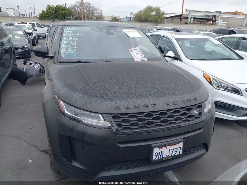 2020 Land Rover Range Rover Evoque S VIN: SALZJ2FX9LH116820 Lot: 45360330