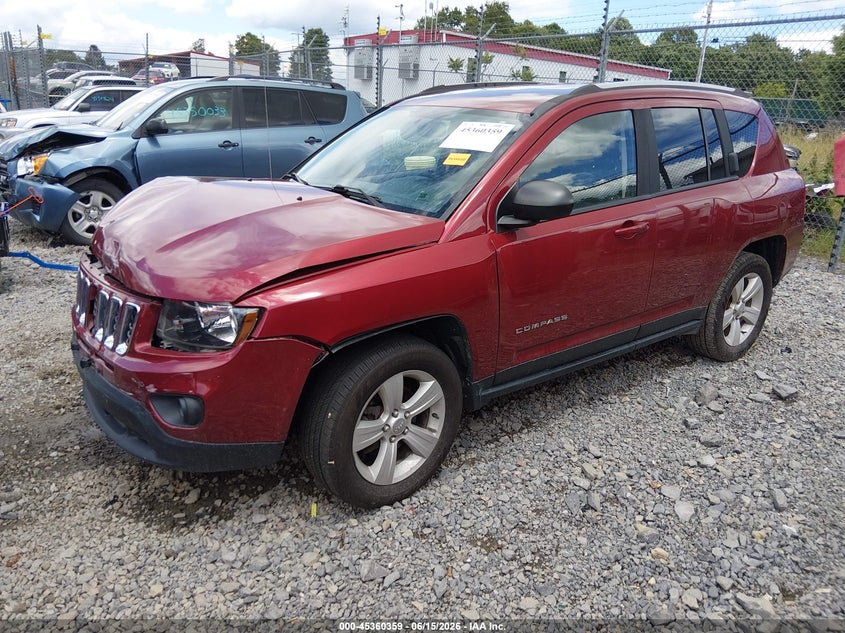 2017 Jeep Compass Sport 4x4 1C4NJDBB6HD105168 photo 1